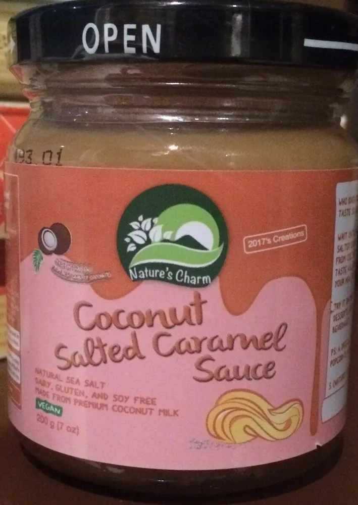 Coconut salted caramel sauce