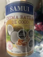 Crema batida de coco