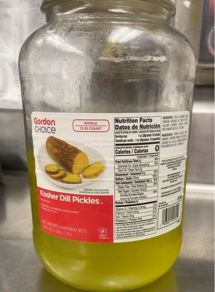 Dill pickles