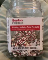 Frosted Holiday Tree Pretzels