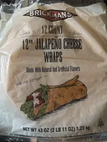 12” Jalapeño And Cheese Wrap