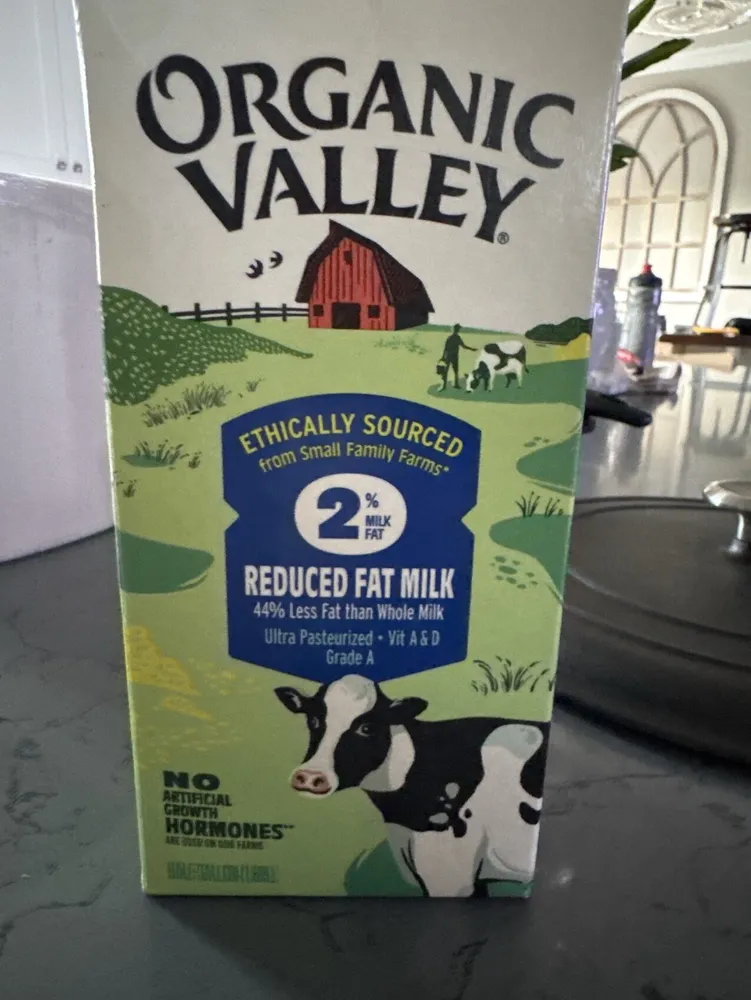Reduced fat milk