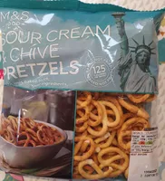 sour cream and chive pretzel