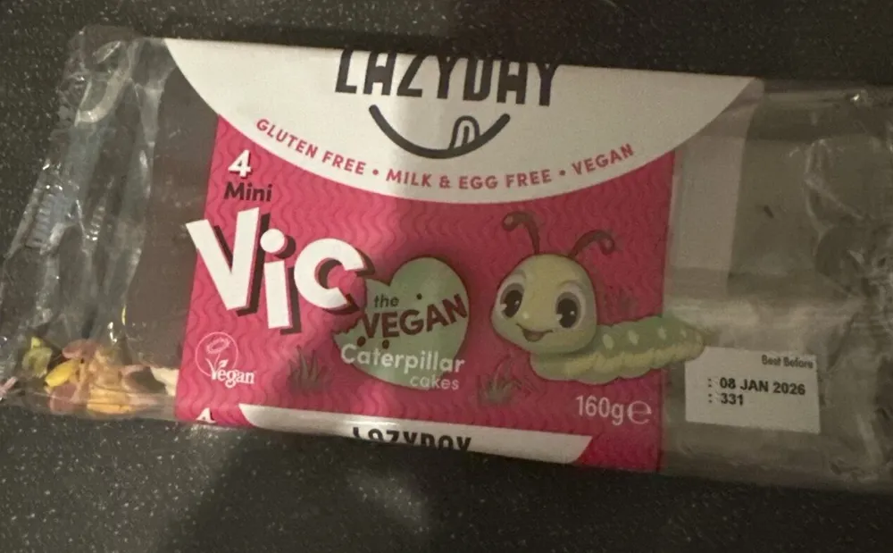Vic The Vegan Caterpillar Cakes