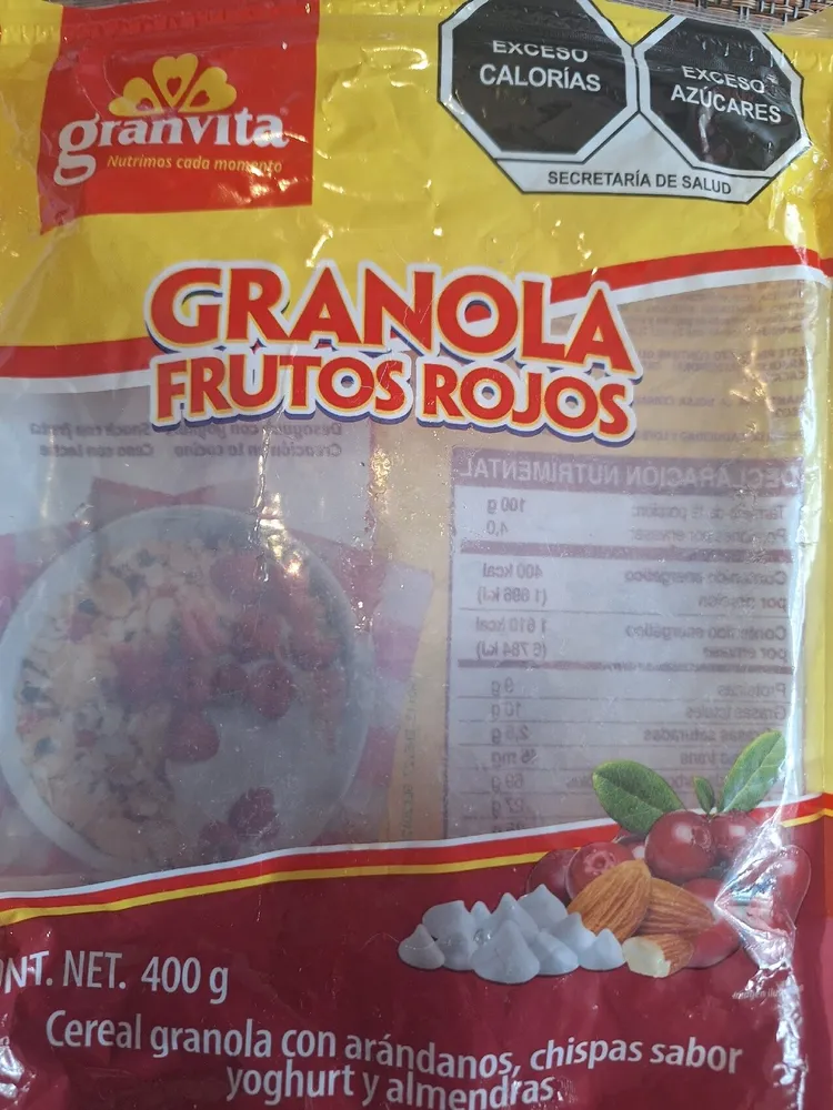 Granola Frutos Rojos