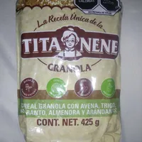 Granola Tita Nene con avena, trigo, amaranto, almendra y arándanos