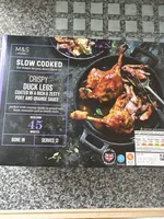 Slow cooked duck legs with port & orange sauce