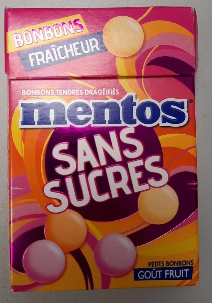 Bonbons tendres dragéifiés goût fruit