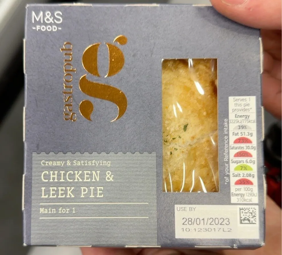 Chicken and Leek Pie