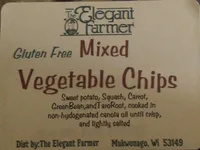 Gluten free mixed vegetable chips