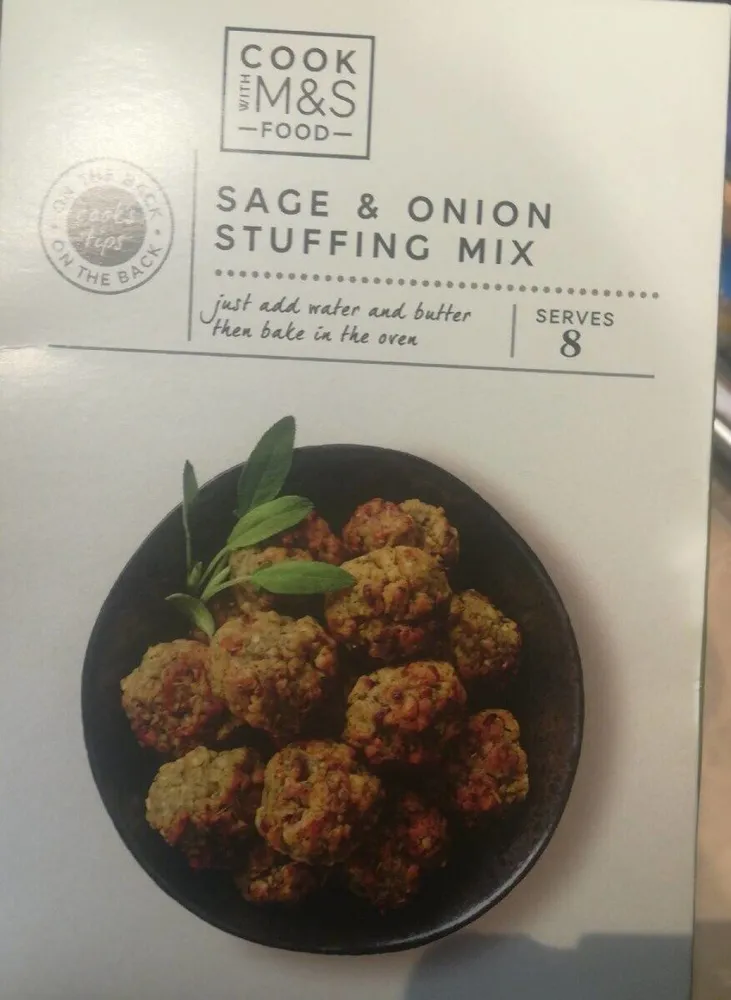 Sage and onion stuffing mix