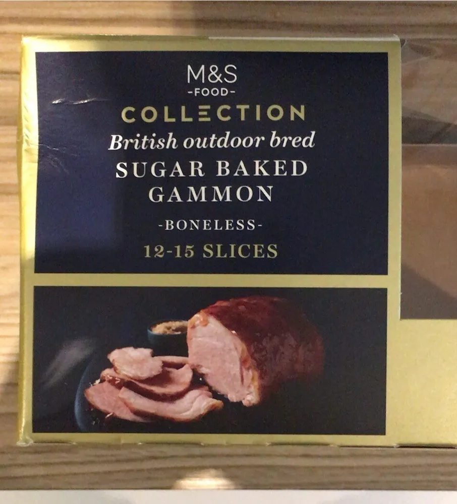 Sugar baked gammon