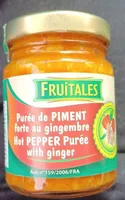 Purée de piment forte au gingembre