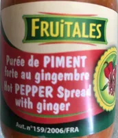 Puree de Piment forte au gingembre