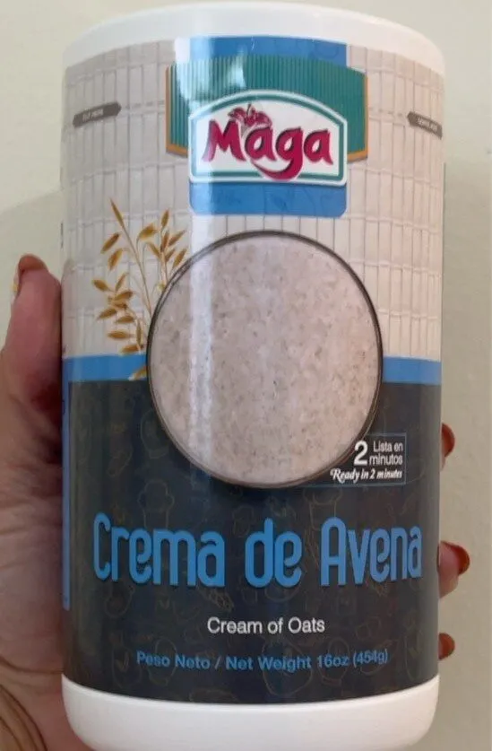 Crema de avena