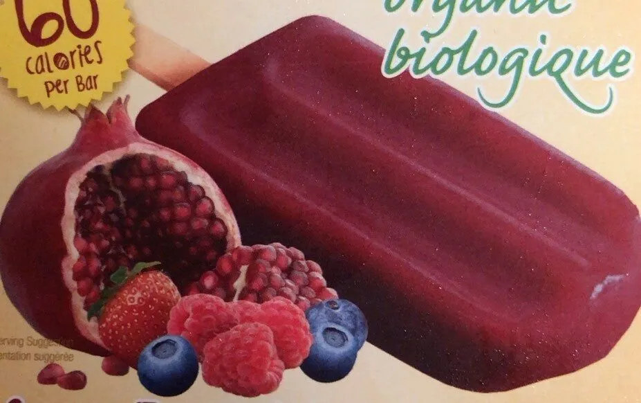 Berry pomegranate fruit bars