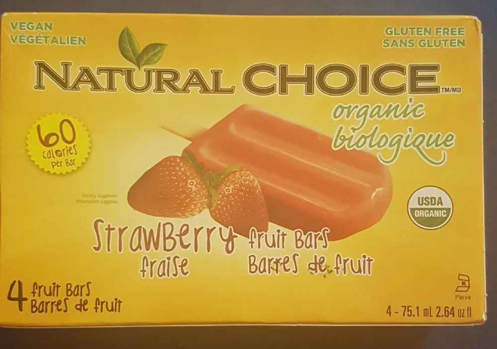 Strawberry fruit bars