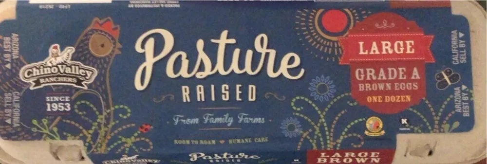 PASTURE RAISED LARGE BROWN EGGS