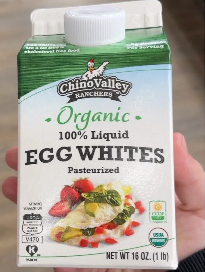 Organic 100% Liquid Egg Whites