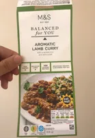 Aromatic lamb curry