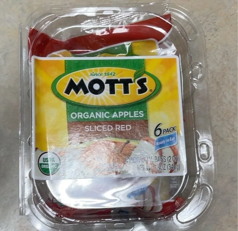 Organic Apples Sliced Red