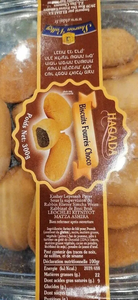 HAGADA biscuits fourrés choco