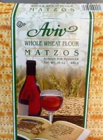 Whole wheat flour Matzos