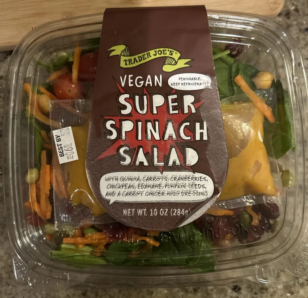 VEGAN SUPER SPINACH SALAD