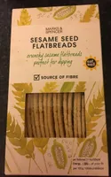 Sesame seeds flatbreads