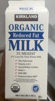 Organic Reduced Fat Milk