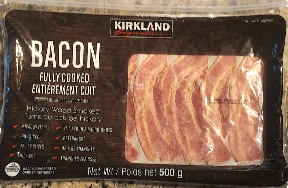 Fully Cooked Hickory Wood Smoked Bacon