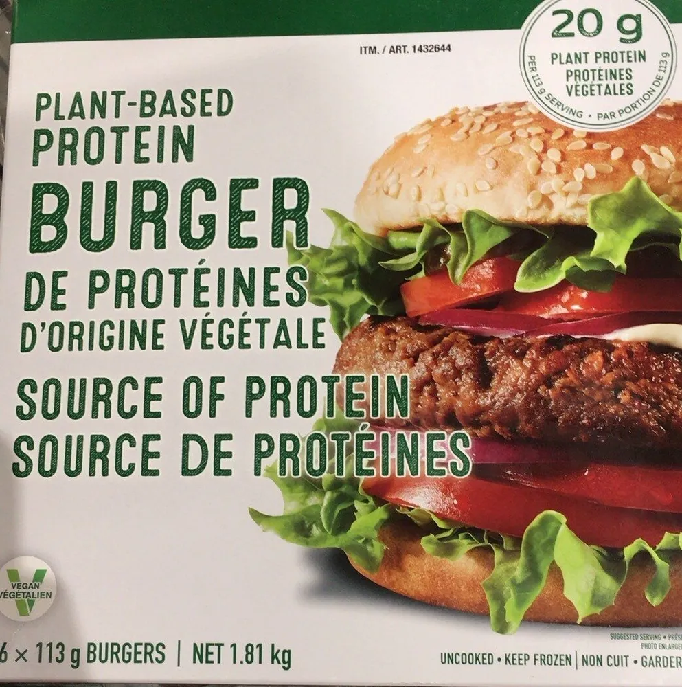 Plant Based Protein Burger