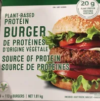 Plant Based Protein Burger