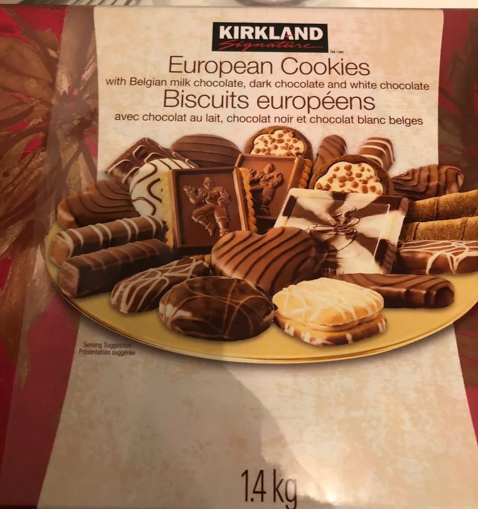 European Cookies Assortment With Belgian Chocolate Kirkland