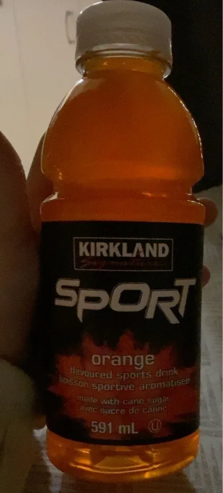 orange flavoured sports drink