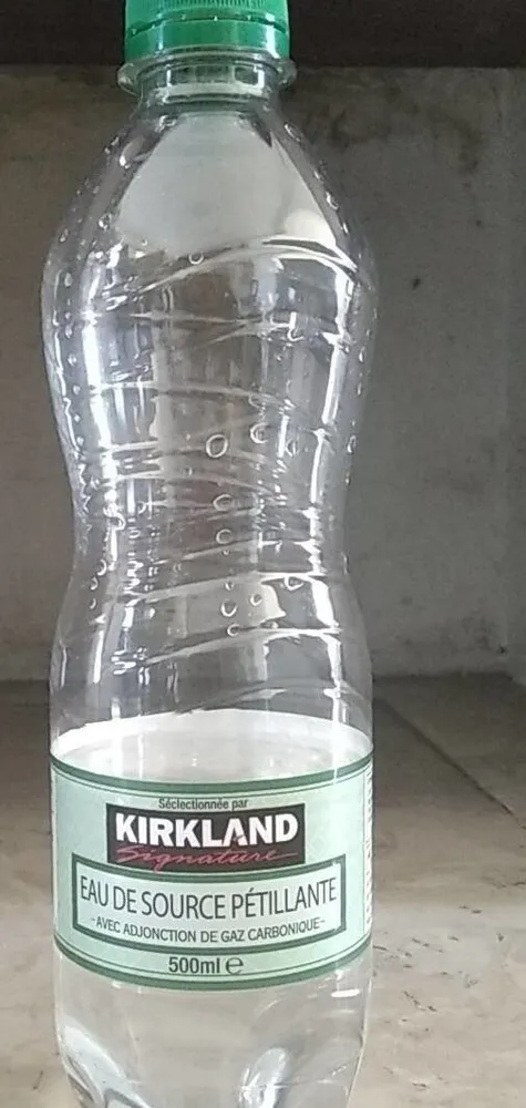 Eau de source pétillante