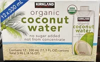 Organic coconut water
