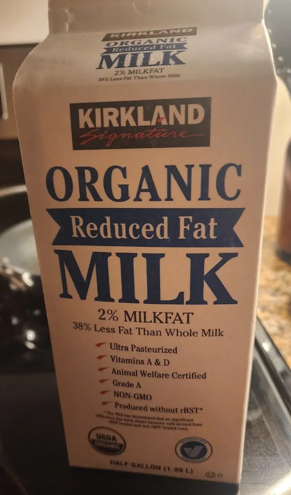 Organic Reduced Fat Milk (2%)