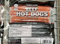 Beef hot dogs