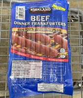 Beef dinner frankfurters