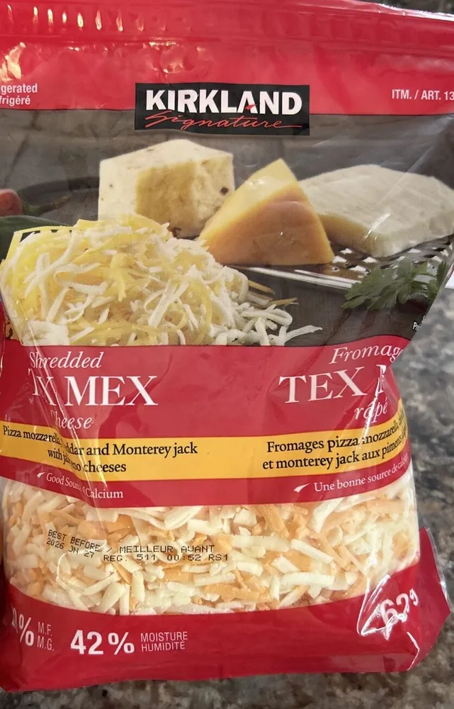 Fromage TeX mex râpé