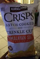 Crisps bath cooked and crinkle cut