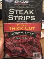 Premium Thick Cut Cured & Dried Natural Beef Steak Strips