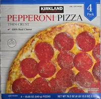 Pepperoni Pizza Thin Crust
