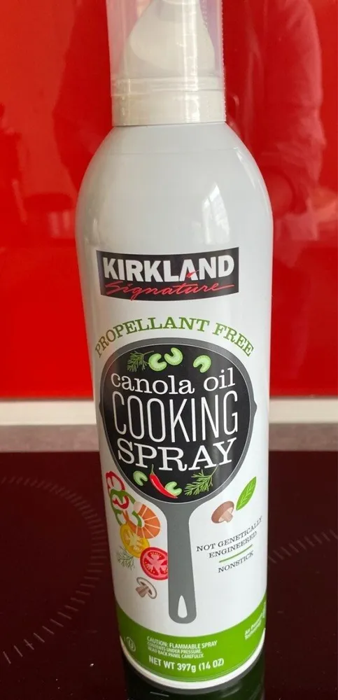 Canola oil cooking spray