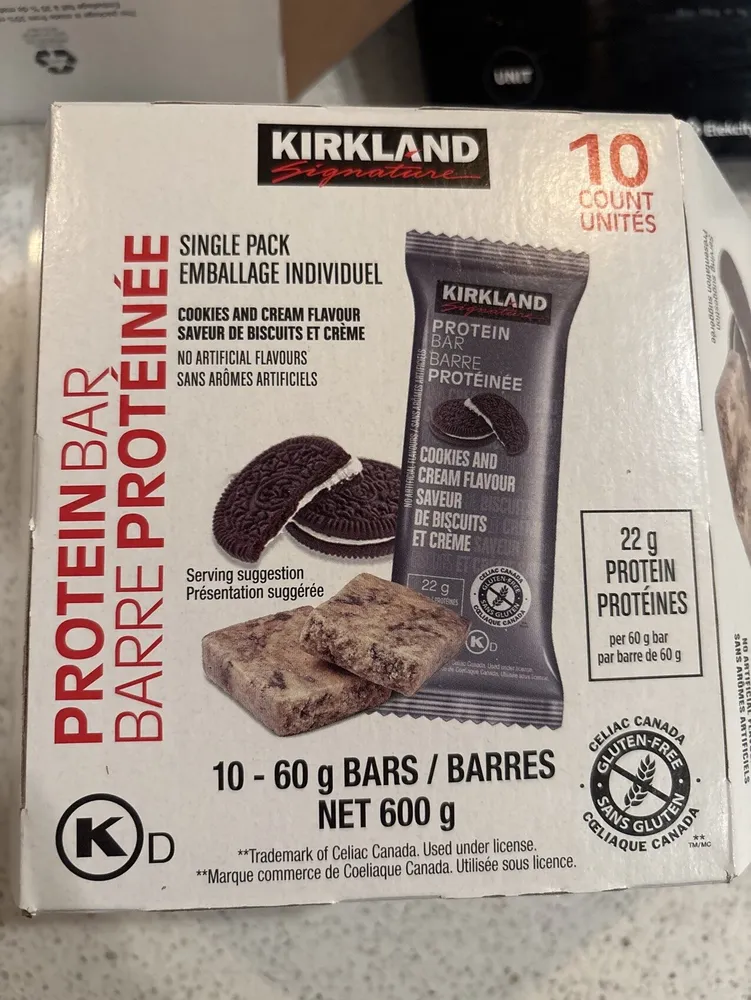 Protein Bar Cookies and Cream Flavour
