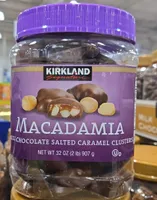 Macadamia Milk Chocolate Salted Caramel Clusters