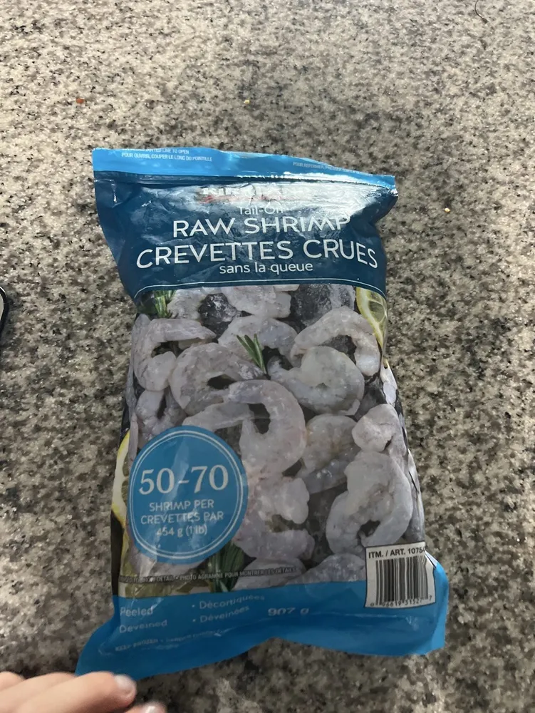 Tail-Off Raw Shrimp