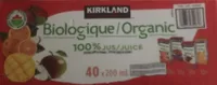 Biologique/organic 100% jus