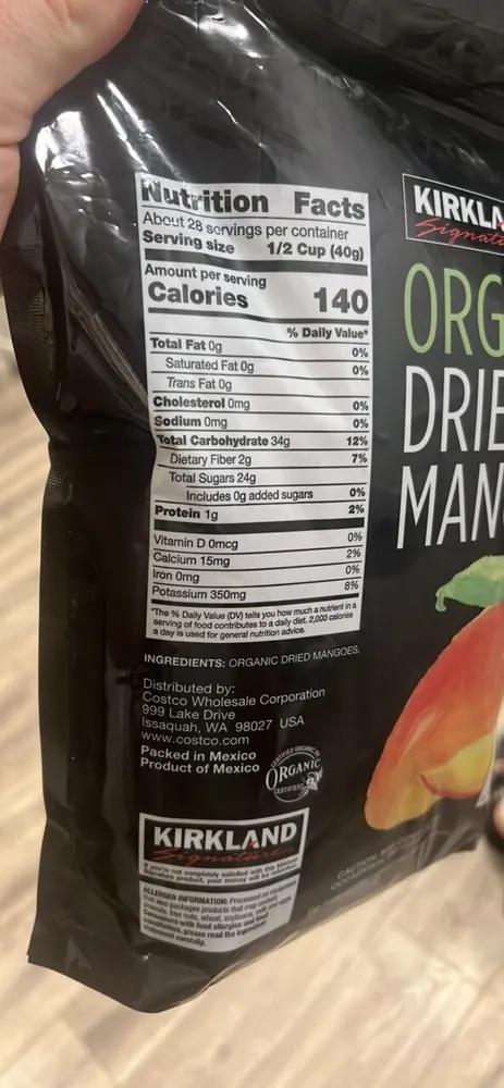 Organic Dried Mangoes